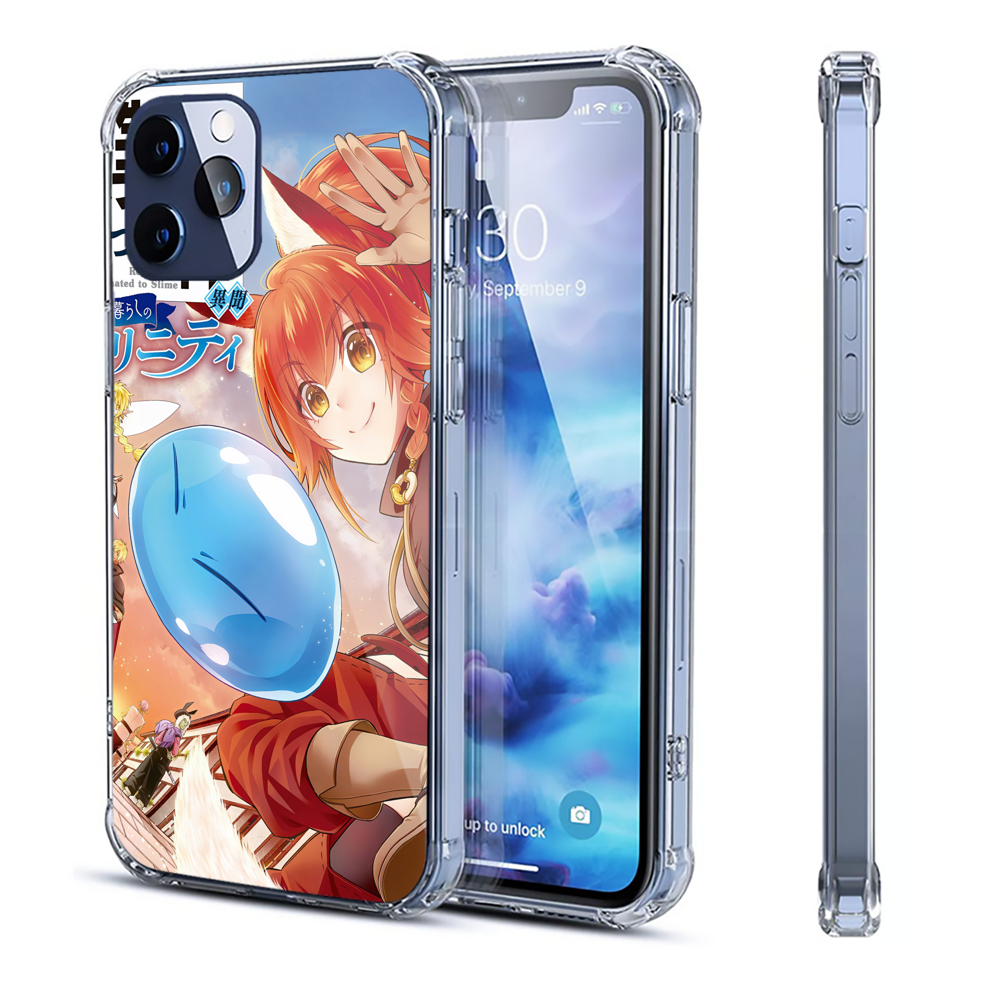 （画像用） 転スラ Regarding Reincarnated to Slime 【iPhone 12シリーズ対応】透明スマホケース（クリアソフトケース）